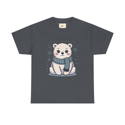 Cute Polar Bear Unisex Heavy Cotton Tee