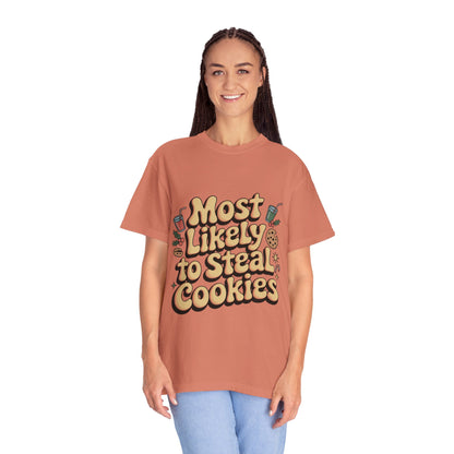 Vintage Christmas Cookie Thief T-shirt