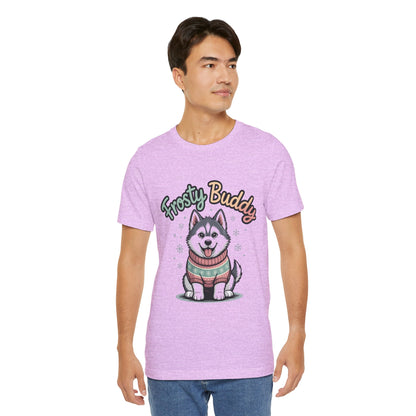 Frosty Buddy Dog T-Shirt