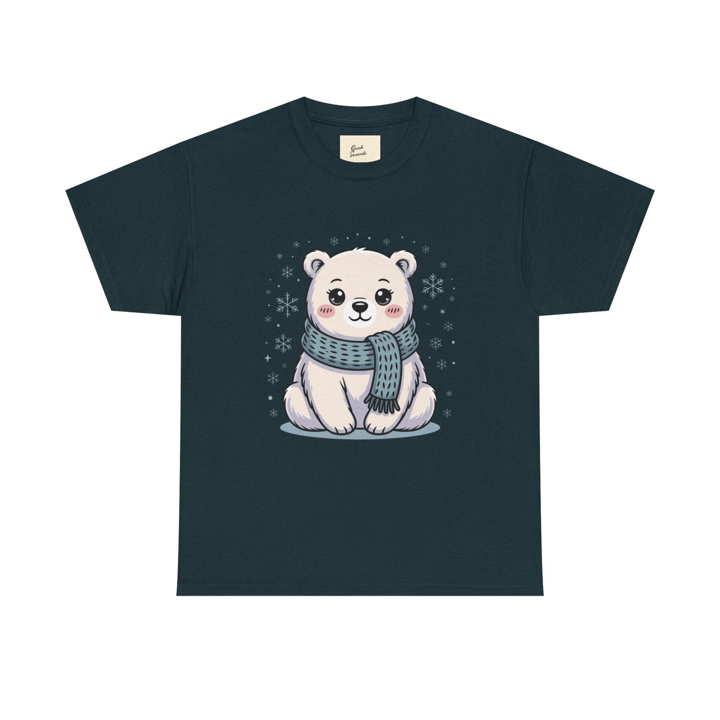 Cute Polar Bear Unisex Heavy Cotton Tee