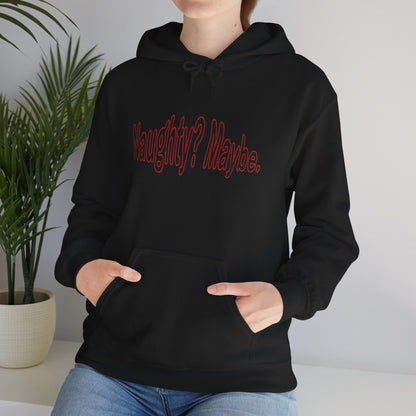 Christmas Hoodie - Naughty?  Maybe