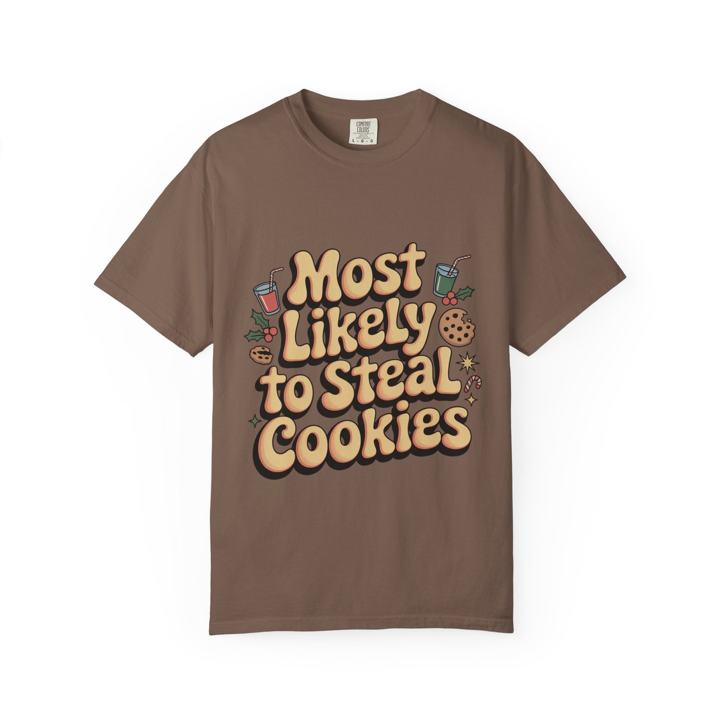 Vintage Christmas Cookie Thief T-shirt