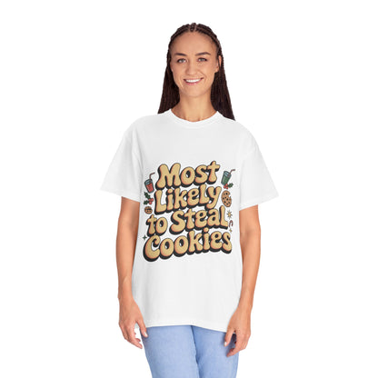 Vintage Christmas Cookie Thief T-shirt