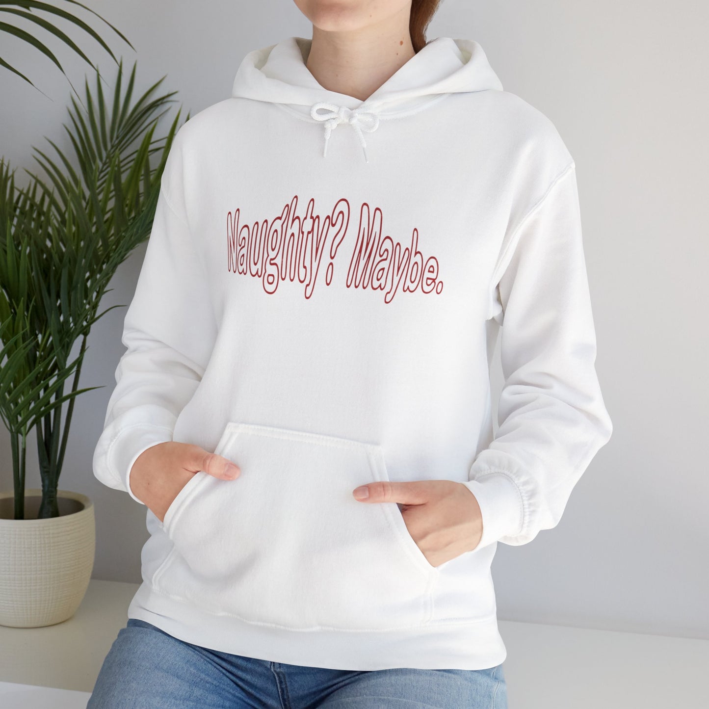 Christmas Hoodie - Naughty?  Maybe