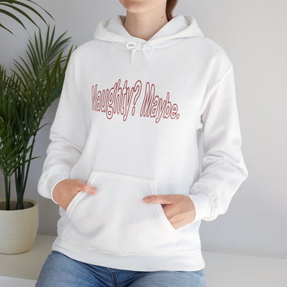Christmas Hoodie - Naughty?  Maybe