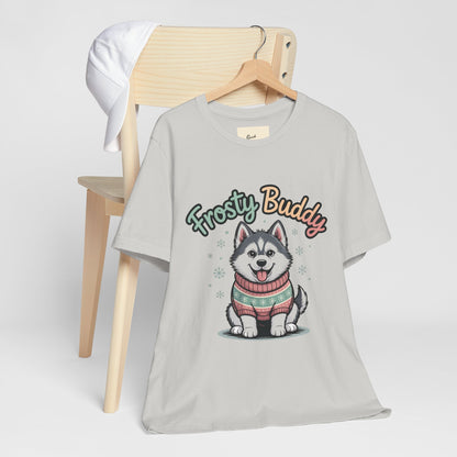 Frosty Buddy Dog T-Shirt