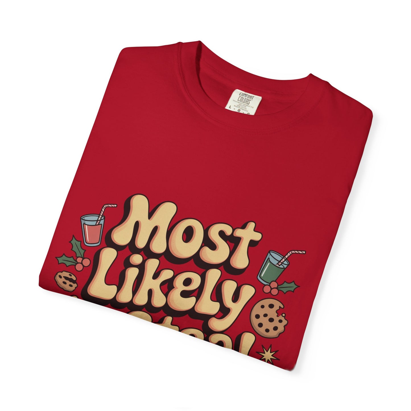 Vintage Christmas Cookie Thief T-shirt