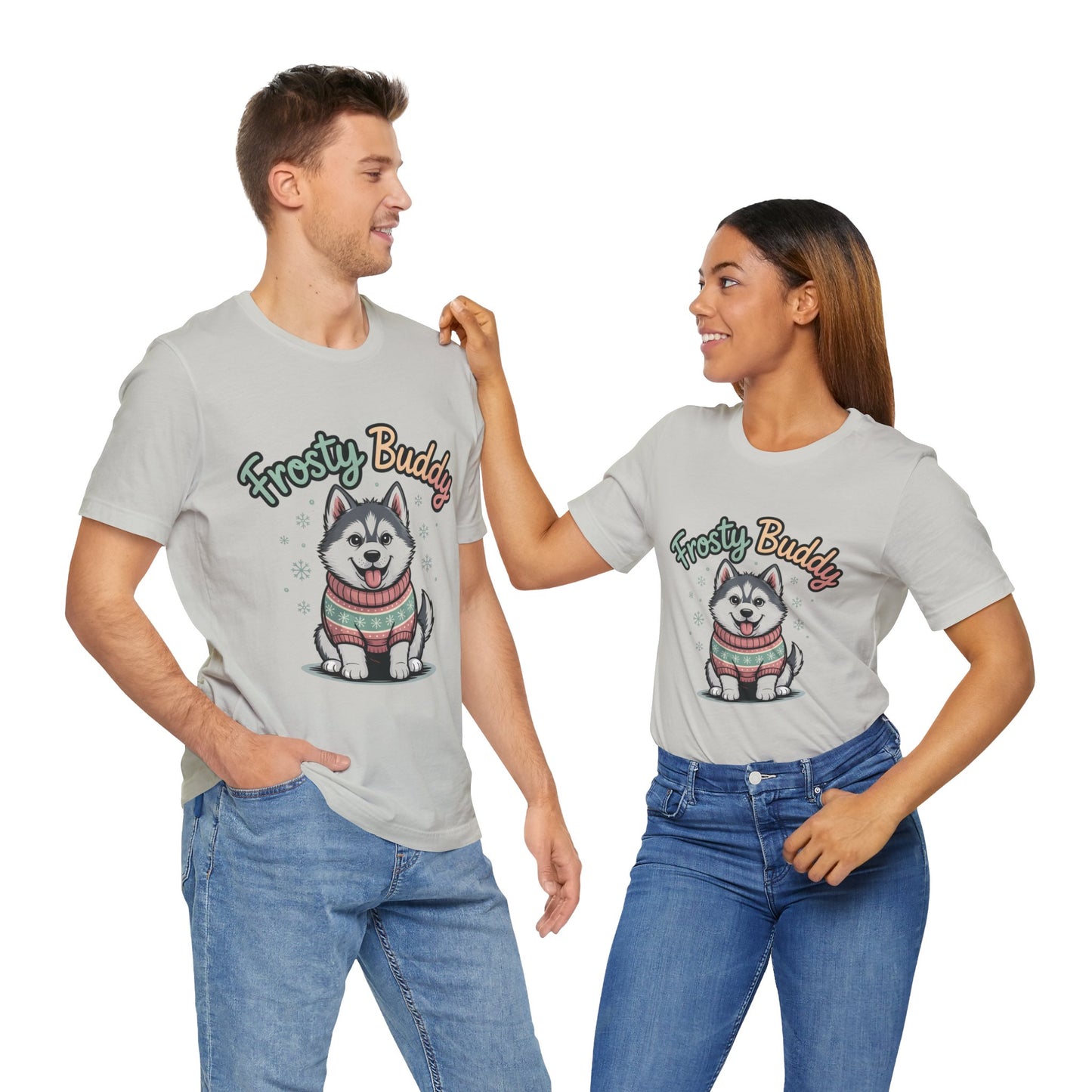 Frosty Buddy Dog T-Shirt