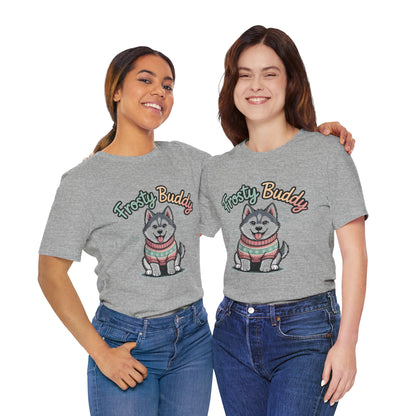 Frosty Buddy Dog T-Shirt