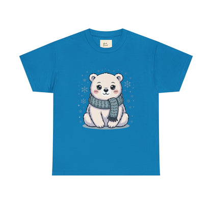 Cute Polar Bear Unisex Heavy Cotton Tee