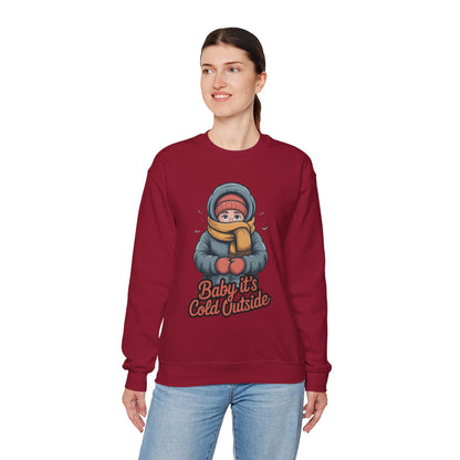 Baby It’s Cold Outside Crewneck Sweatshirt - Cozy Unisex Winter Apparel