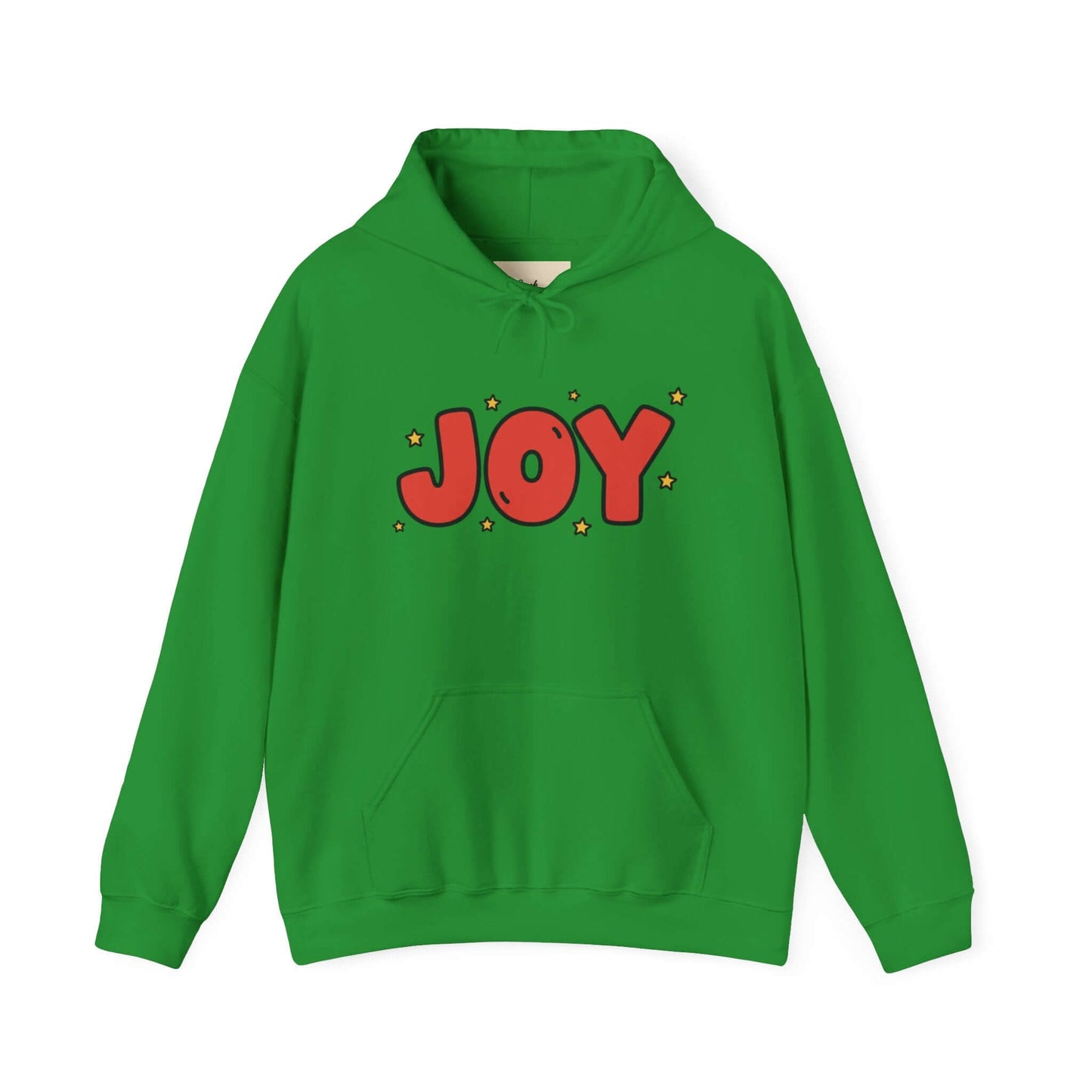 joy unisex hoodie in Bold Red,