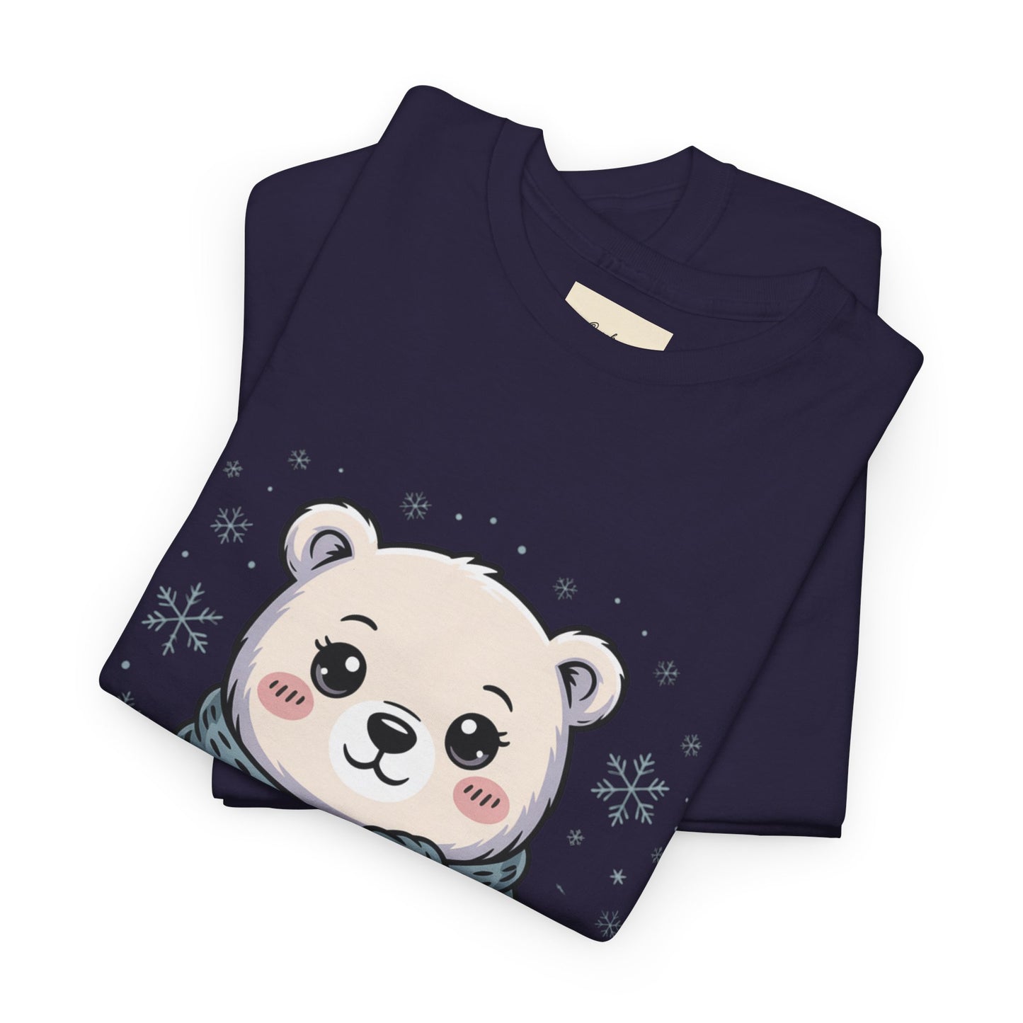 Cute Polar Bear Unisex Heavy Cotton Tee