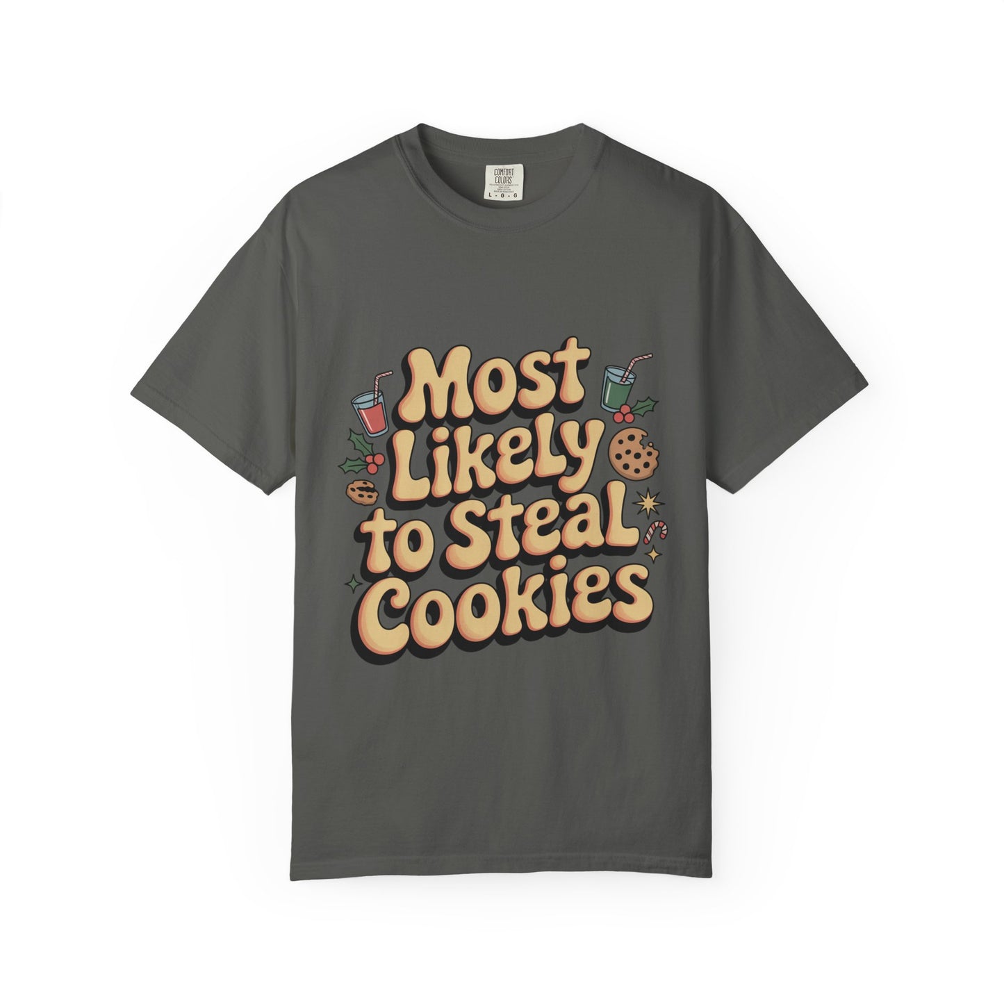 Vintage Christmas Cookie Thief T-shirt