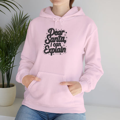 Christmas Hoodie Unisex - Dear Santa, I Can Explain
