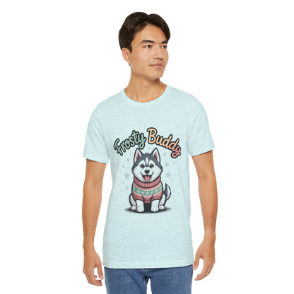 Frosty Buddy Dog T-Shirt