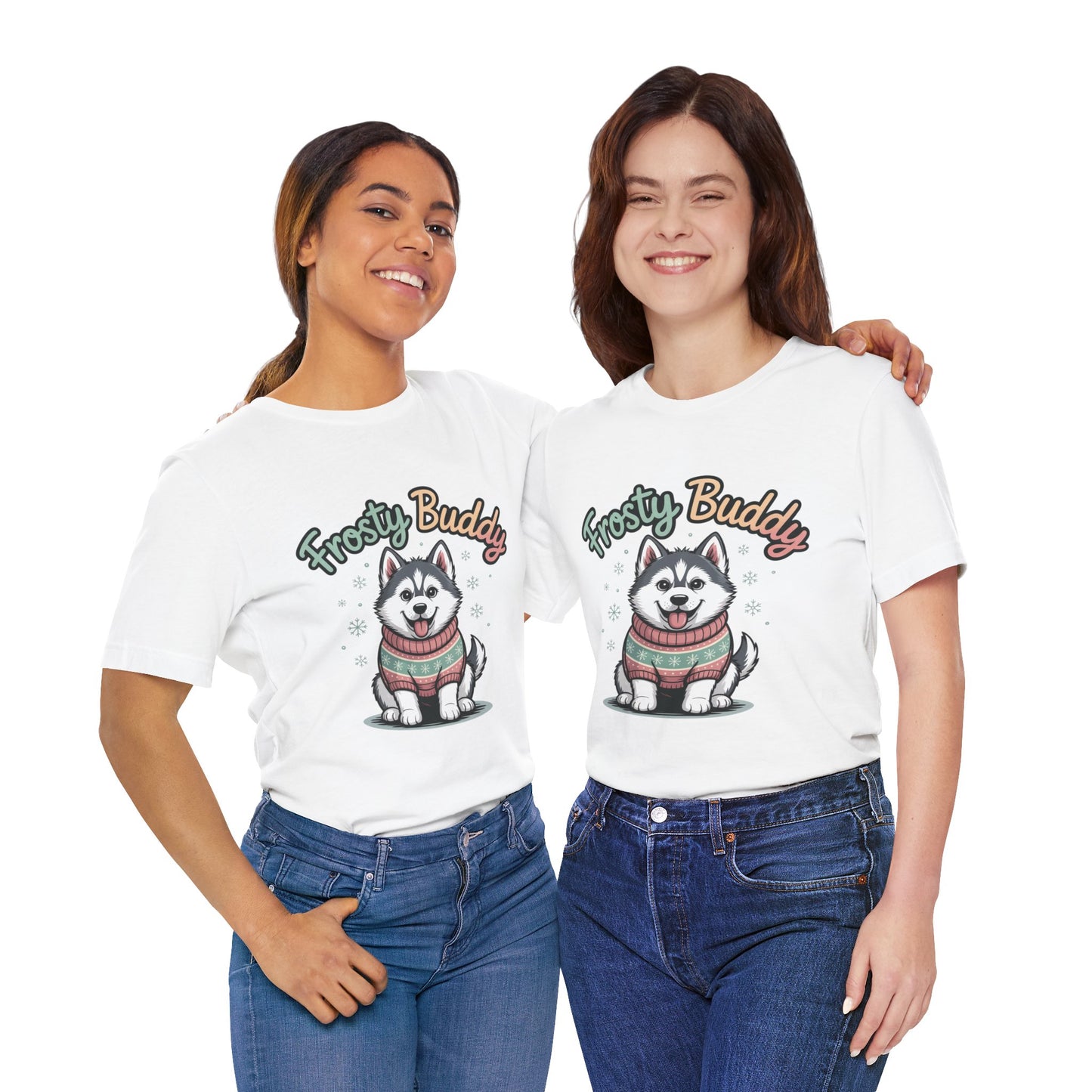 Frosty Buddy Dog T-Shirt
