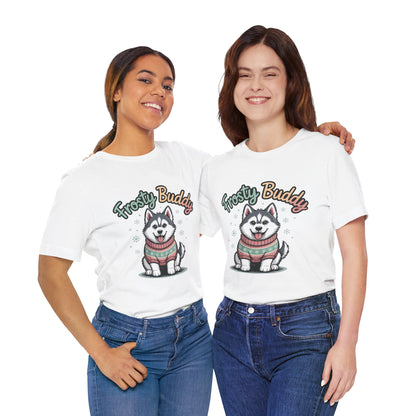 Frosty Buddy Dog T-Shirt