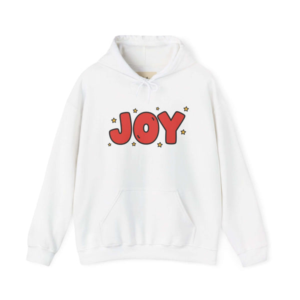 Joy Unisex Hoodie – Bold Red | Fun, Cozy & Stylish