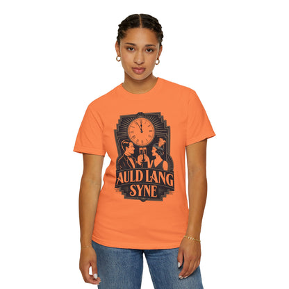 Auld Lang Syne Unisex Garment-Dyed T-shirt