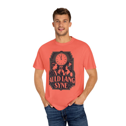 Auld Lang Syne Unisex Garment-Dyed T-shirt