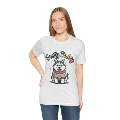 Frosty Buddy Dog T-Shirt