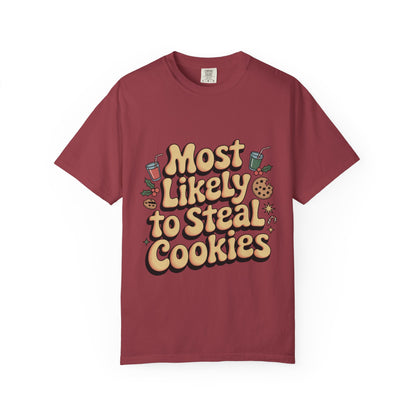 Vintage Christmas Cookie Thief T-shirt
