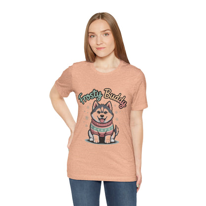 Frosty Buddy Dog T-Shirt