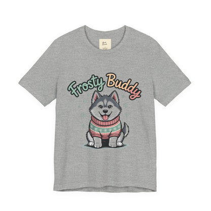 Frosty Buddy Dog T-Shirt