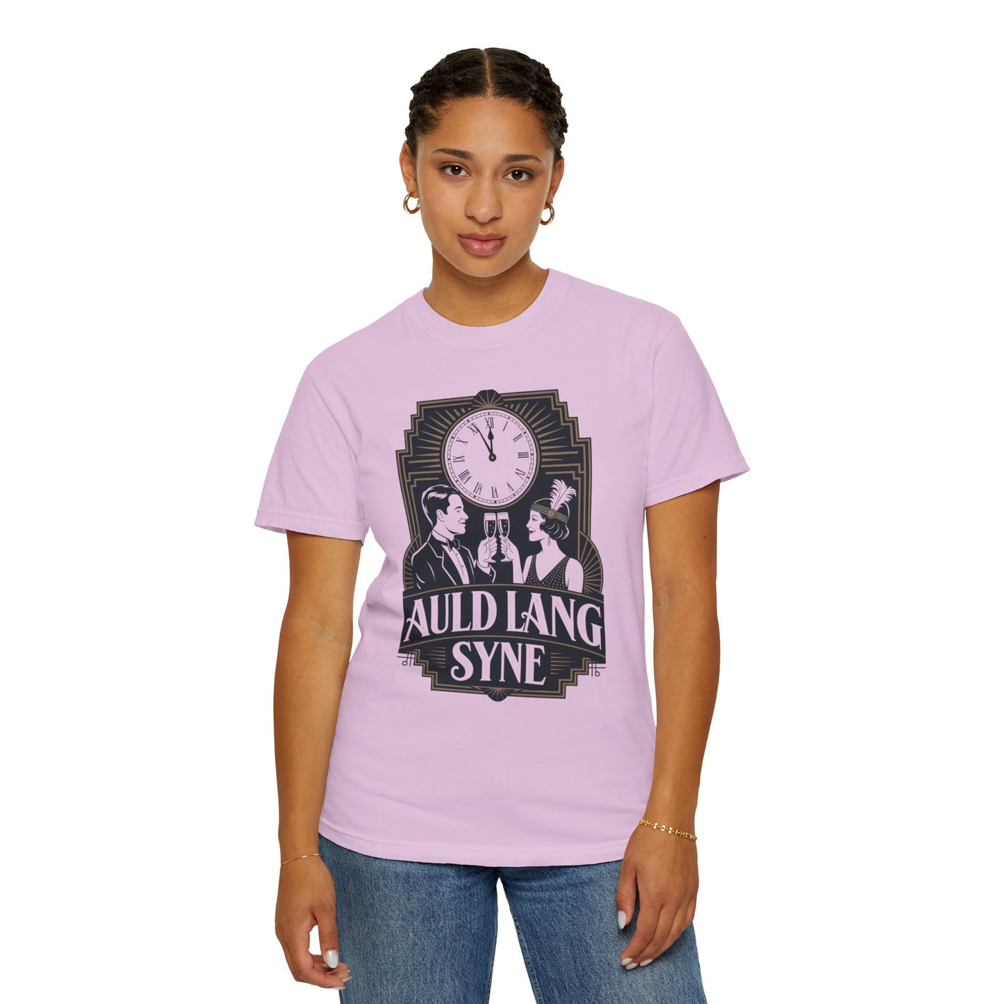 Auld Lang Syne Unisex Garment-Dyed T-shirt
