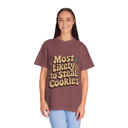 Vintage Christmas Cookie Thief T-shirt