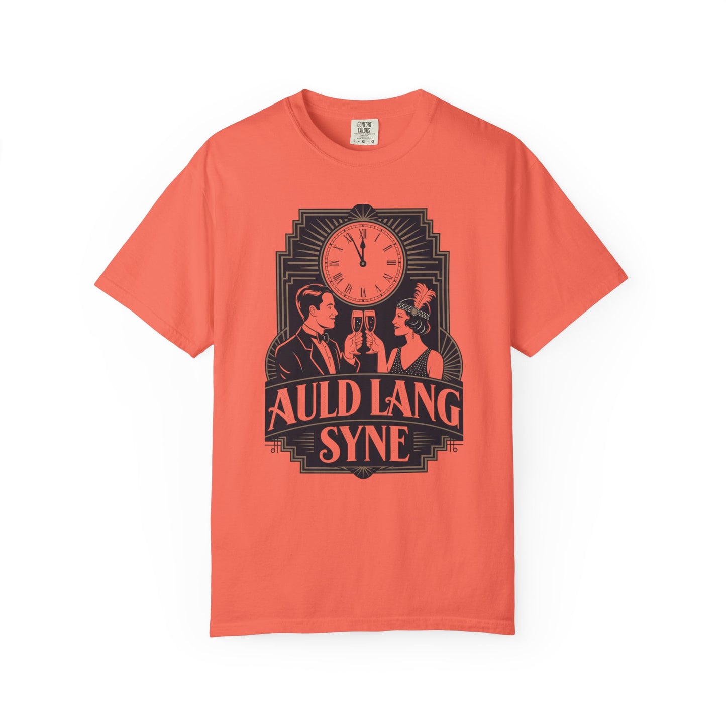 Auld Lang Syne Unisex Garment-Dyed T-shirt