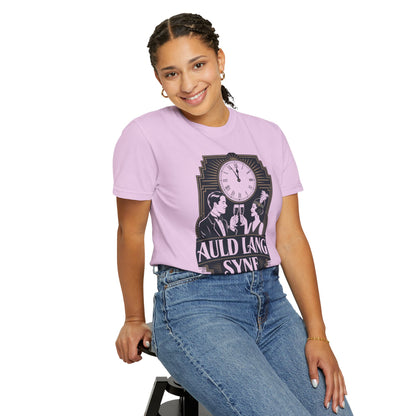 Auld Lang Syne Unisex Garment-Dyed T-shirt