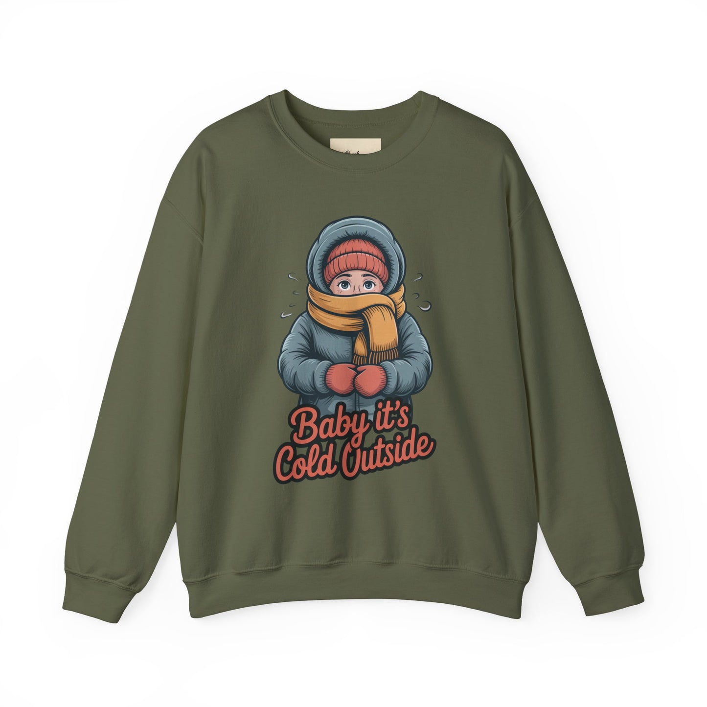 Baby It’s Cold Outside Crewneck Sweatshirt - Cozy Unisex Winter Apparel