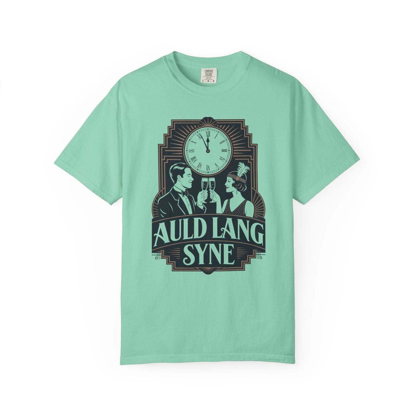 Auld Lang Syne Unisex Garment-Dyed T-shirt