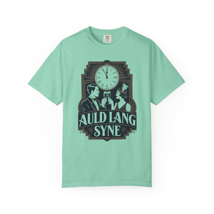 Auld Lang Syne Unisex Garment-Dyed T-shirt