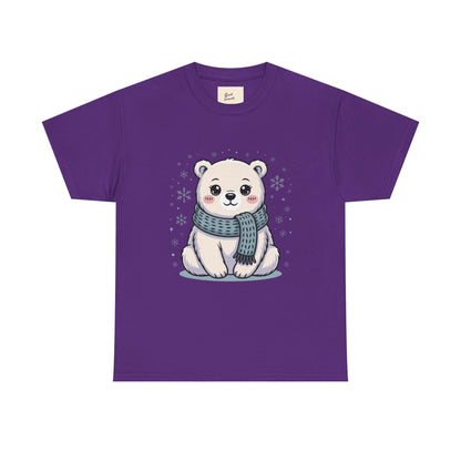 Cute Polar Bear Unisex Heavy Cotton Tee