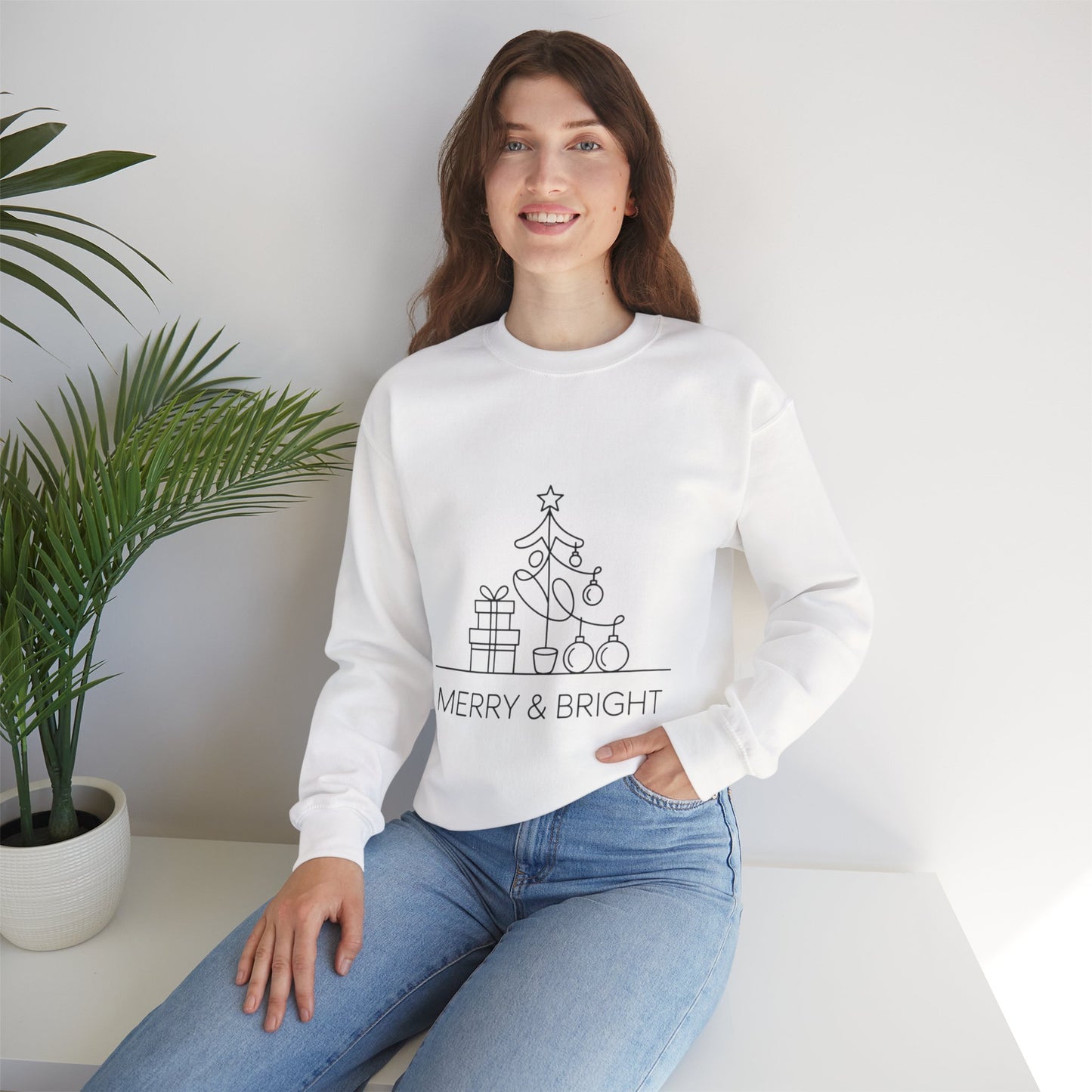 Merry & Bright Holiday Sweatshirt