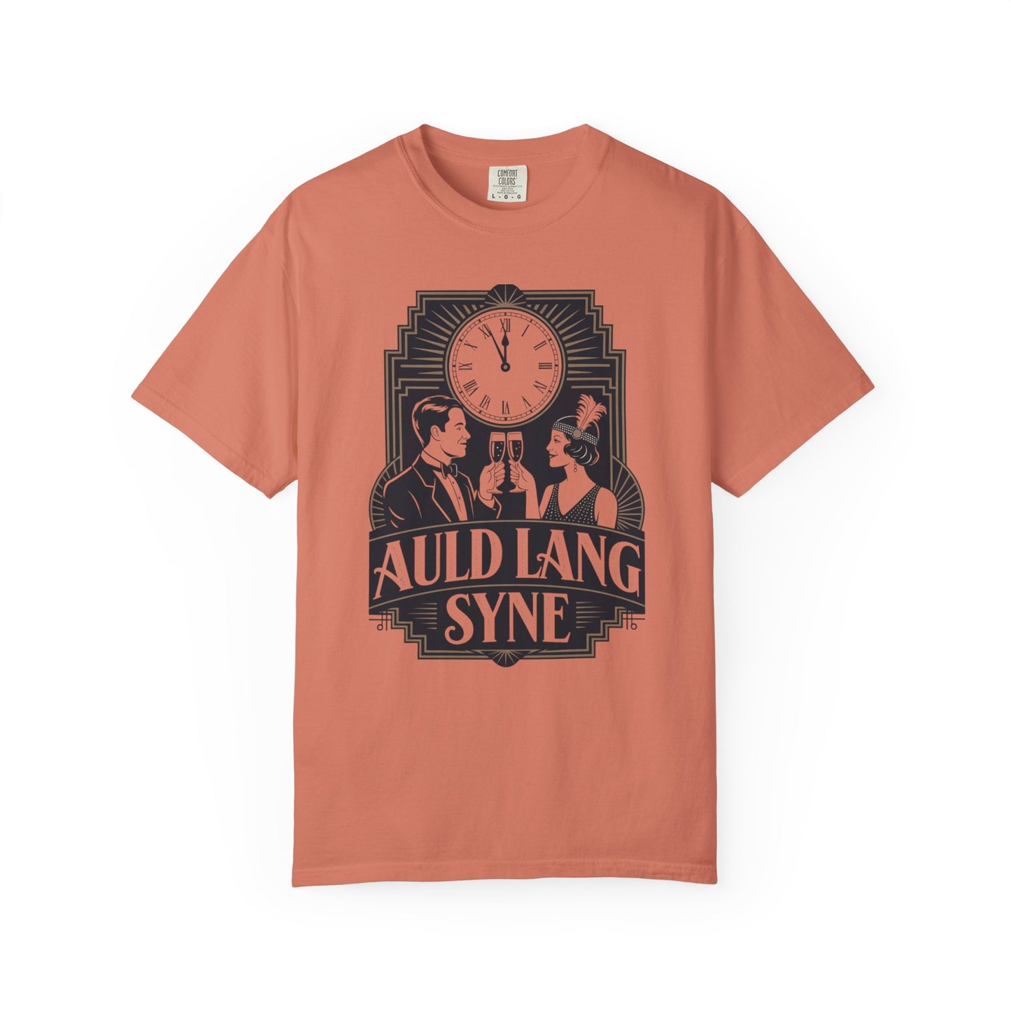 Auld Lang Syne Unisex Garment-Dyed T-shirt