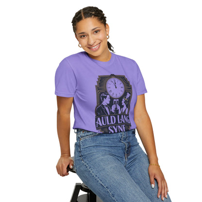 Auld Lang Syne Unisex Garment-Dyed T-shirt