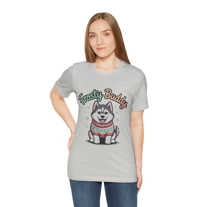 Frosty Buddy Dog T-Shirt