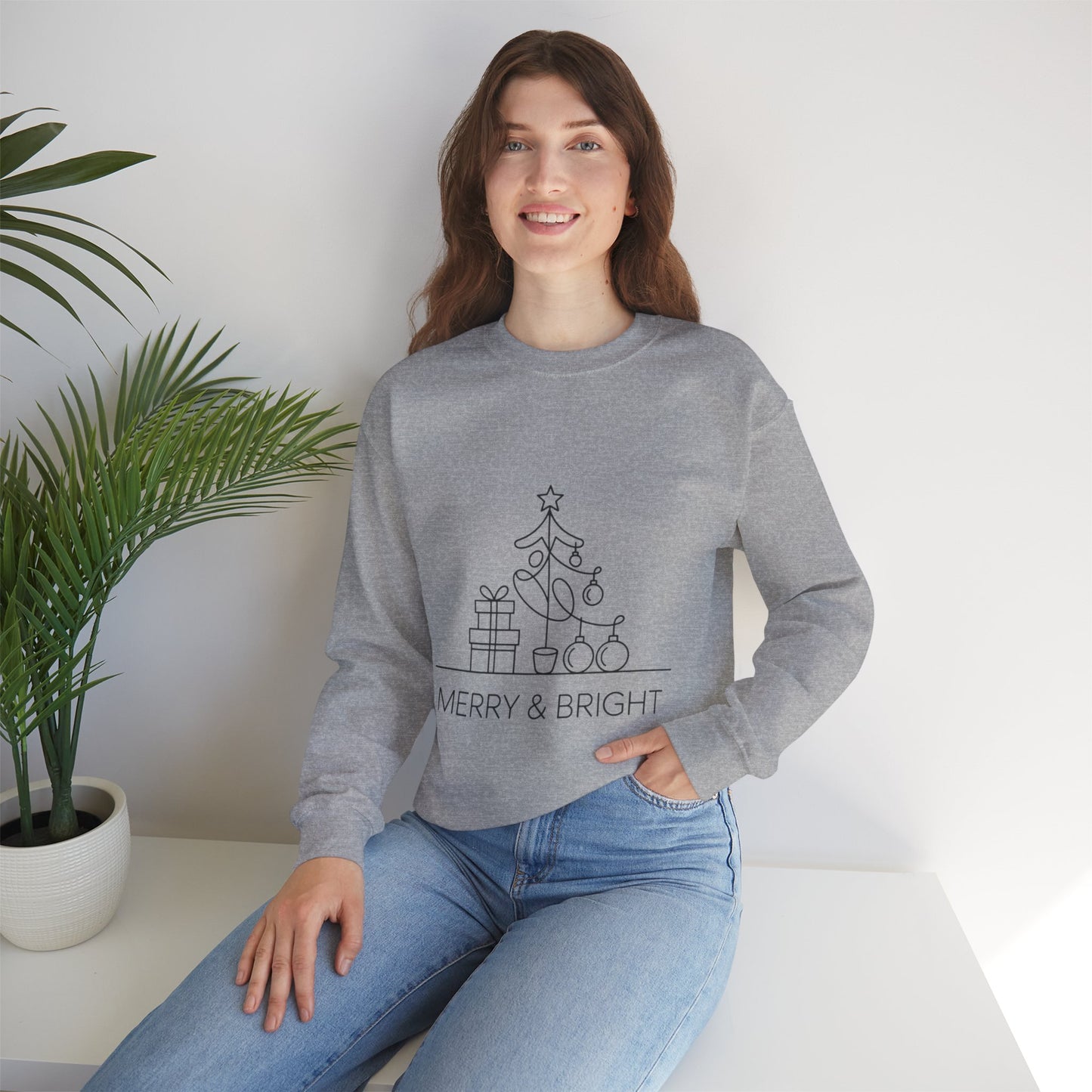 Merry & Bright Holiday Sweatshirt