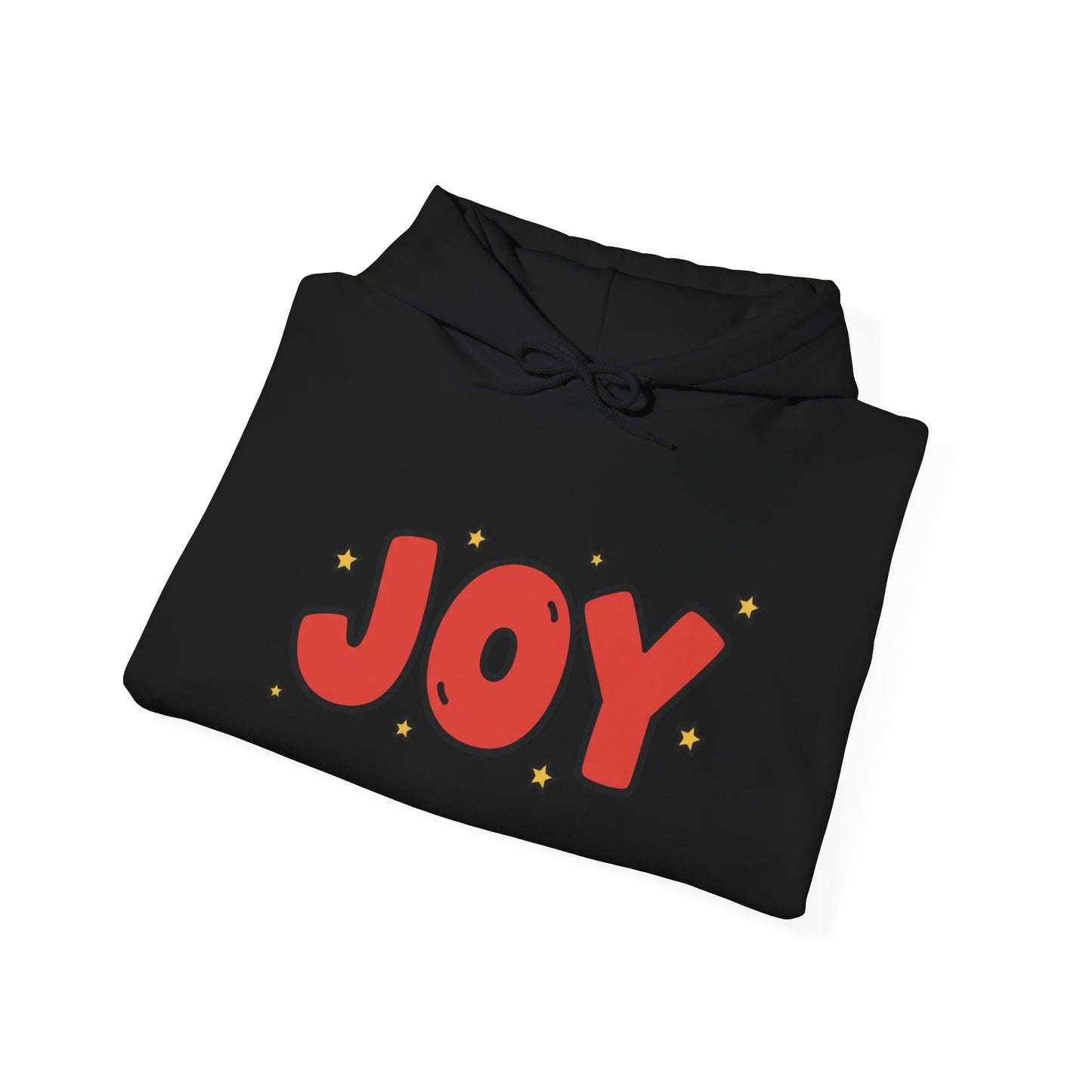 joy unisex hoodie in Bold Red,