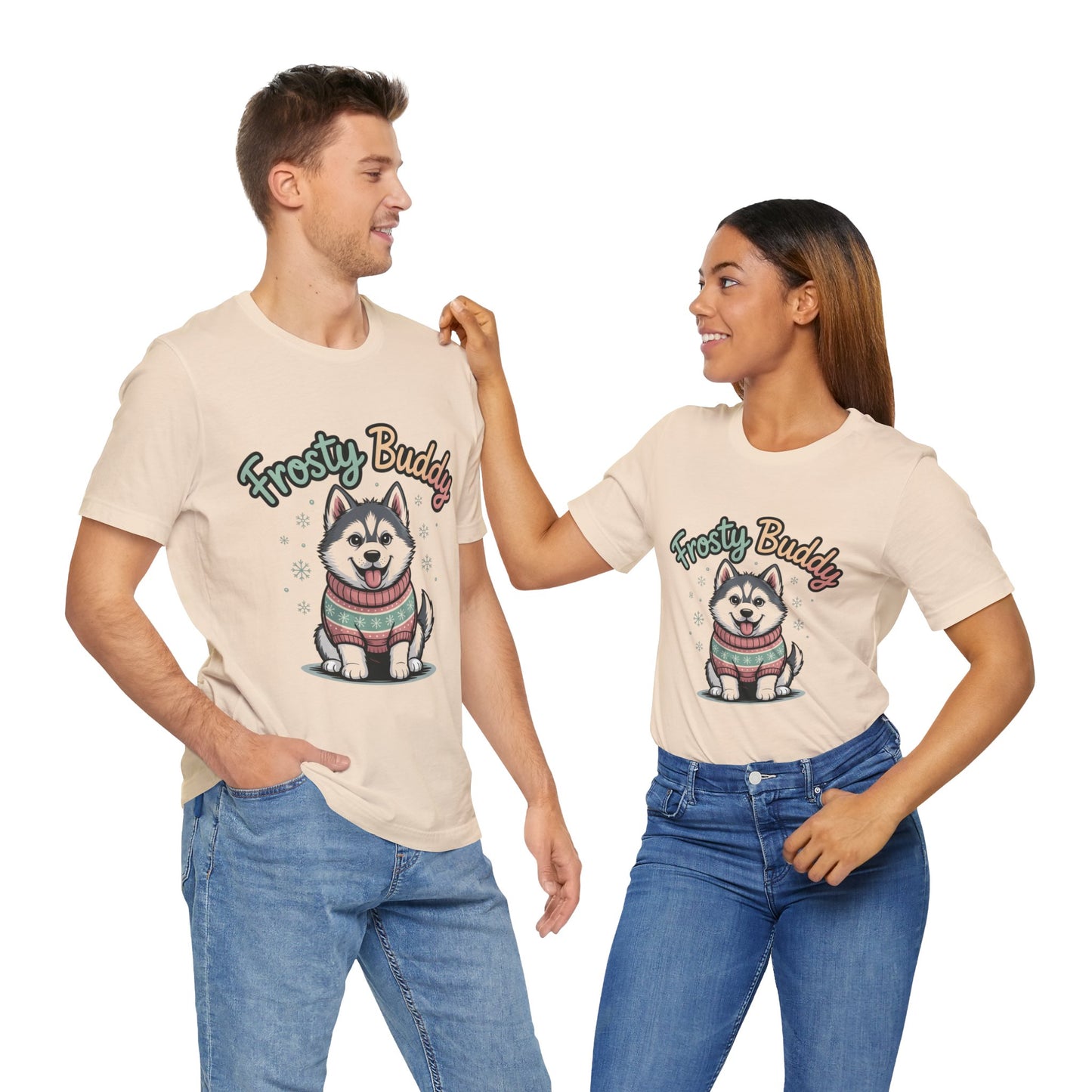 Frosty Buddy Dog T-Shirt