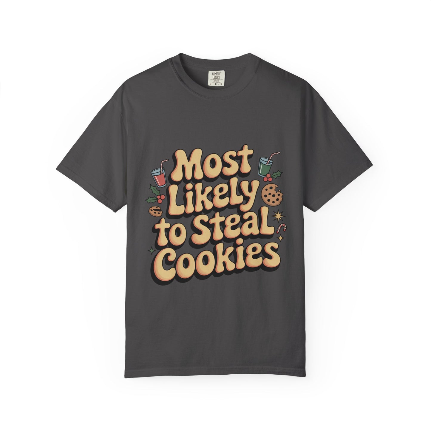 Vintage Christmas Cookie Thief T-shirt