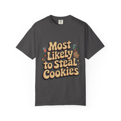 Vintage Christmas Cookie Thief T-shirt