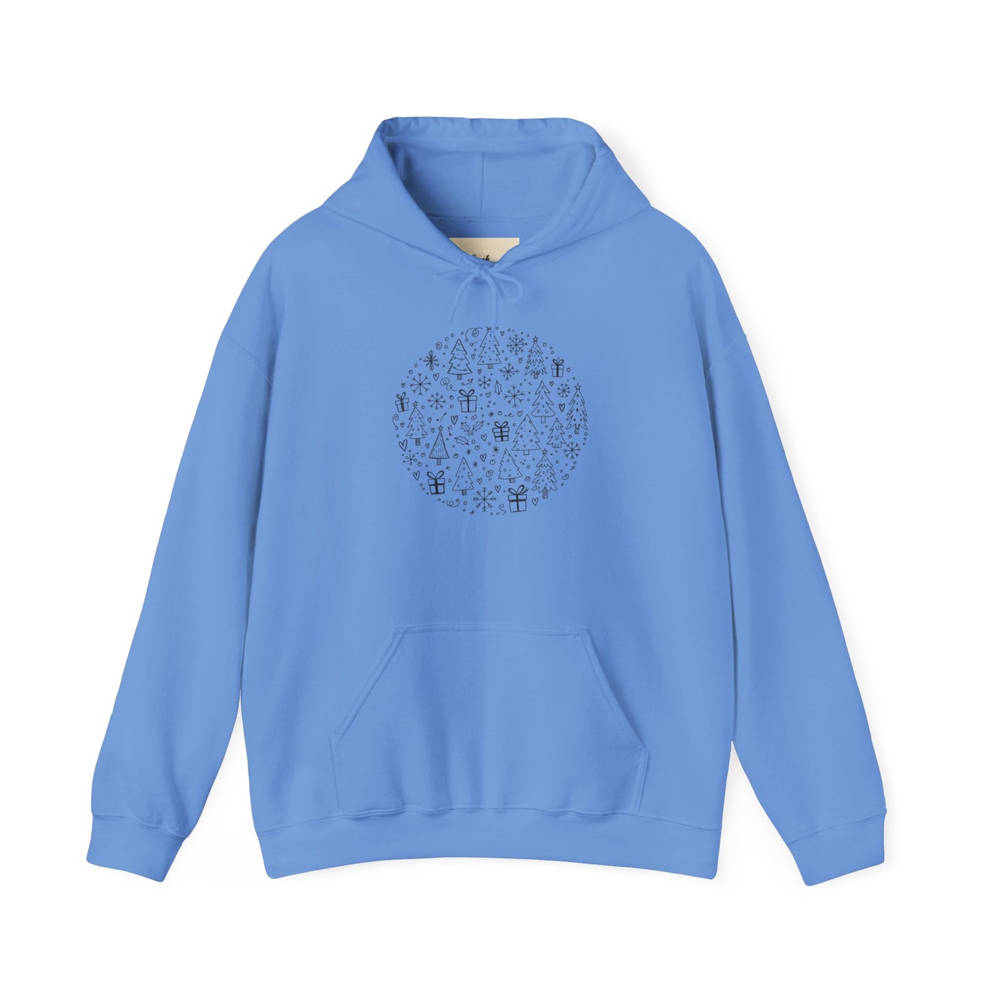 Christmas Doodle Unisex Heavy Blend Hooded Sweatshirt