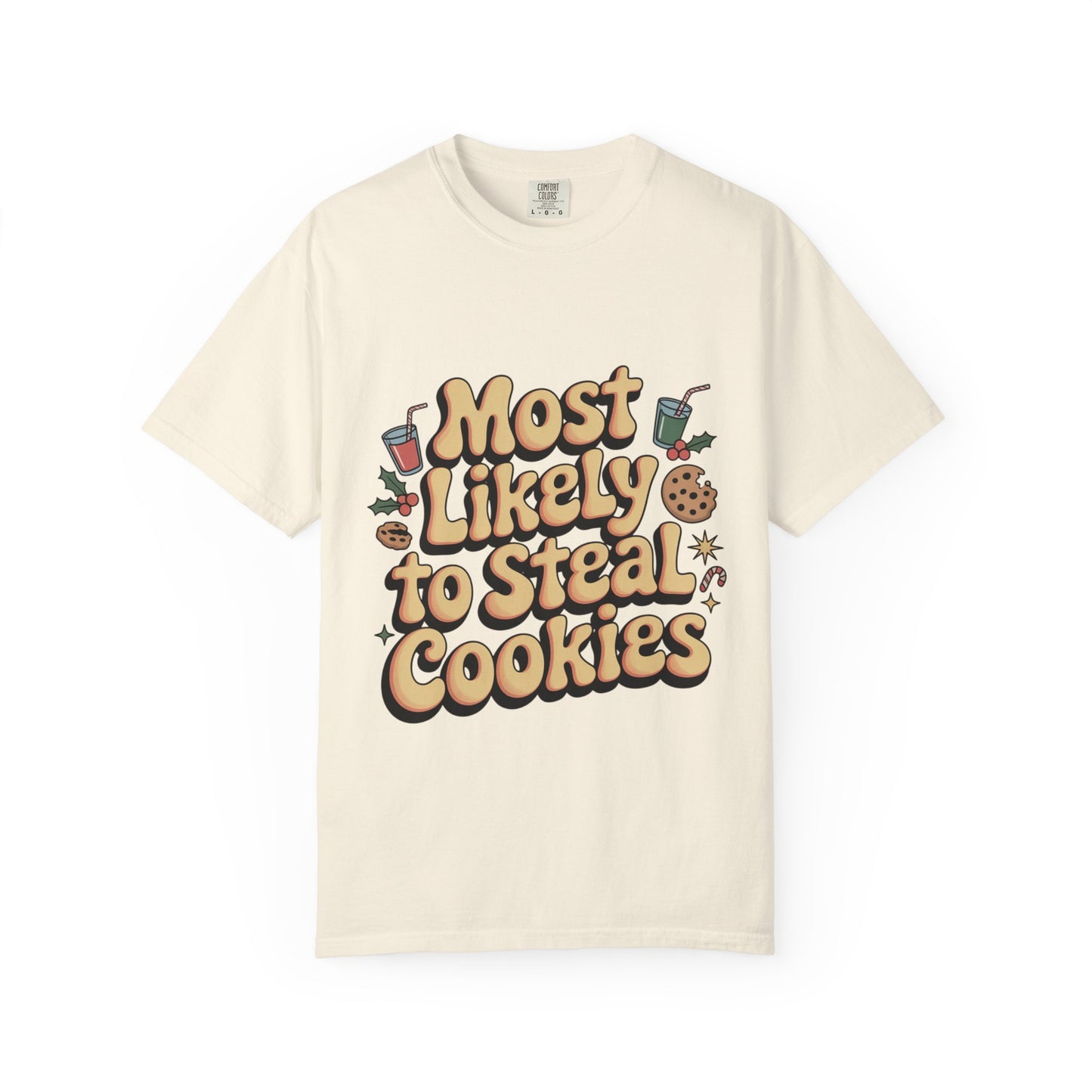Vintage Christmas Cookie Thief T-shirt