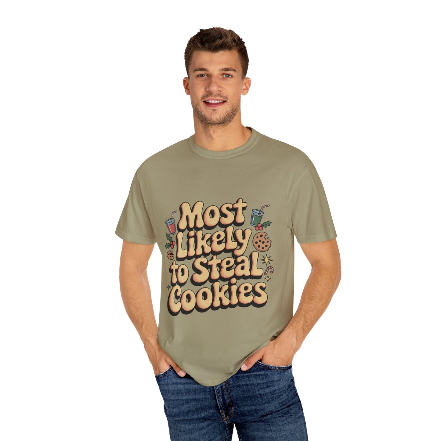 Vintage Christmas Cookie Thief T-shirt