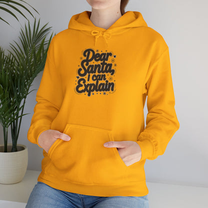 Christmas Hoodie Unisex - Dear Santa, I Can Explain